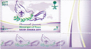 Saudi Arabia,new Issue 2011 Scout Messengers Of Peace  1v. Nice Topical Set-SKRILL PAYMENT ONLY - Arabia Saudita
