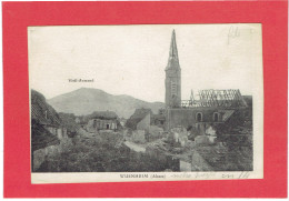 WUENHEIM GUERRE 1914 1918 CARTE EN TRES BON ETAT - Wintzenheim