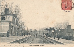 ( CPA 95 )  CHARS  /  Gare De Chars - - Chars