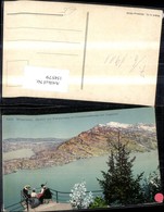 154579,Bürgenstock Känzeli A. Felsenweg M. Vierwaldstättersee U. Zugersee Ansicht Aus - Autres & Non Classés