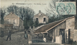( CPA 95 )  CHAMPAGNE  /  Rue Belley - Lavoir - - Champagne Sur Oise