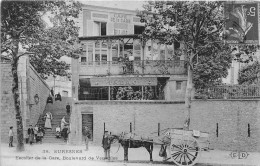 92-SURESNES- ECALIER DE LA GARE, BLD DE VERSAILLE , CAFE DE LA GARE TABAC - Suresnes