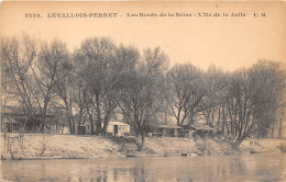 92-LEVALLOIS- PERRET- LES BORDS DE LA SEINE L'ILE DE LA JATTE - Levallois Perret