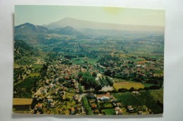 D 84 - Beaumes De Venise - Vue Générale Par Avion. Dans Le Fond : Le Mont Ventoux - Le Géant De Provence - Beaumes De Venise