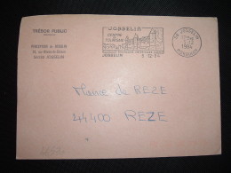 LETTRE OBL.MEC.5-12-1984 JOSSELIN (56 MORBIHAN) TRESOR PUBLIC - Lettres Civiles En Franchise