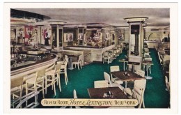 Hotel Lexington Revere Room Lounge Cocktail Bar, New York City Manhattan, C1940s Vintage Postcard - Cafés, Hôtels & Restaurants