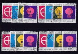 1989 Vaticano Vatican CONGRESSO SEUL  SEOUL 4 Serie Di 4v. USATE Con Gomma Used With Gum - Oblitérés