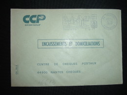 LETTRE CCP ENCAISSEMENTS ET DOMICILIATIONS OBL.MEC.5-4-1977 THIVIERS (24 DORDOGNE) - Frankobriefe