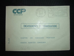 LETTRE CCP ENCAISSEMENTS ET DOMICILIATIONS OBL.MEC.6-4-1977 GRANDVILLIERS (60 OISE) - Lettres Civiles En Franchise