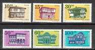 BULGARIA \ BULGARIE ~ 1996 - Serie Courant - Habitations Typiques - 6v** - Nuevos