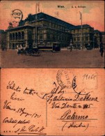 1906c) Cartolina Di Vienna-k.k. Hofoper-viaggata - Stephansplatz