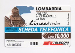 37237 - Scheda Telefonica Telecom Italia  - Abbazia Di Chiaravalle Milano - Sonstige & Ohne Zuordnung