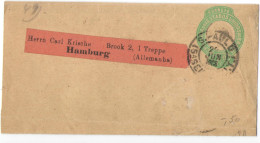 BRASILE - BRASIL - 1908 - 20 Reis - Wrapper - Intero Postale - Entier Postal - Postal Stationery - Viaggiata Da S.Pau... - Interi Postali