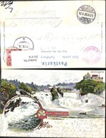 201474,Neuhausen A. Rheinfall Litho Schloss Laufen Kt Schaffhausen - Neuhausen Am Rheinfall