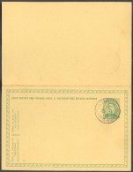 LE HAVRE Sainte ADRESSE - E.P. Carte Double 5 + 5 Centimes Obl. Sc Ste-ADRESSE POSTE  BELGE Du 25-I-1916 - 11214 - Autres & Non Classés