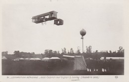 91 - JUVISY - Locomotion Aérienne - Jean Gobron Sur Biplan à Juvisy (Octobre 1909) - Juvisy-sur-Orge