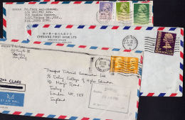 B0178 HONG KONG, 3 Covers To UK - Cartas & Documentos