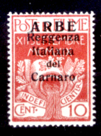 Italia-F01108 - 1920 - Arbe. Sassone N. 2 (+) LH - Privo Di Difetti Occulti - - Arbe & Veglia