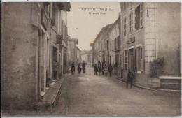 CPA Isère Circulé Roussillon Rue - Roussillon