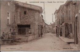 CPA Isère Circulé Roussillon Rue - Roussillon