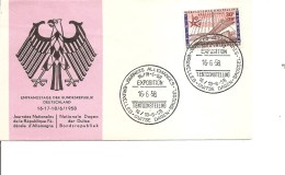 Exposition De Bruxelles -1958( FDC Des Journées Allemandes à Voir) - 1958 – Brüssel (Belgien)