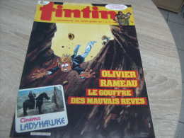 Mes Ref Tintin 1 : Le Journal De Tintin Année 1986 40ème Année Numero 10 Olivier Rameau - Tintin