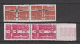 FRANCE / 1962 / Y&T N° 1340/1341 ** : "Aviation" (2 TP) X 2 Paires - Nuevos