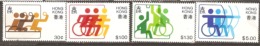 Hong Kong 1982 SG 431-34 Sport For The Disabled Unmounted Mint - Ongebruikt