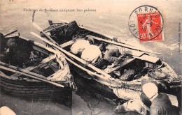 ¤¤   -  Pêcheurs De Sardines Comptant Leur Poisson   -  ¤¤ - Pêche