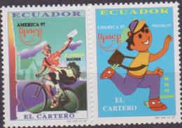 ECUADOR UPAEP '97 MNH 2 V.  MNH - WPV (Weltpostverein)