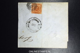 Denmark  Part Letter 1857 Holstenske Vb Post Sp Bureau Van Ottensen To Segeberg  Fa Nr 4 - Covers & Documents