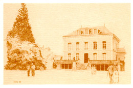 LES LAUMES  : L'hôtel De La Ville Et Le Parc, Dessin Original Jean-Guy Motz - Venarey Les Laumes