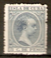 CUBA   .  1896.    Y&T N° 92 * - Cuba (1874-1898)