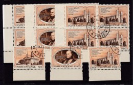 1989 Vaticano Vatican GERARCHIA ECCLESIASTICA  ECCLESIASTICAL HIERARCHY 5 Serie Di 3v. USED FDC - Used Stamps