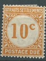 MALAISIE - TIMBRE TAXE - Yvert N 5*  - Abc1805 - Straits Settlements