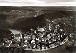 Neckargemünd Dilsberg - S/w Luftbild 1 - Neckargemuend