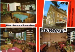 Neckargemünd Kleingemünd - Gasthaus Pension Krone   Werbekarte - Neckargemuend