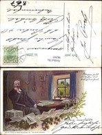 98597,Künstler Litho E. Döcker Jun. Rosegger Schriftsteller M. Papier Seiten - Döcker, E.