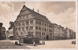 CPA ANSBACH- TOWNHALL, SQUARE, CAR - Ansbach