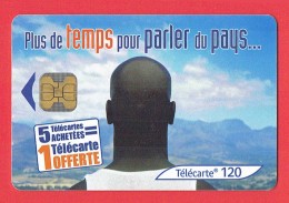 Télécarte - FRANCE TELECOM - 120 Unités - 2001 - Plus De Temps Pour Parler Du Pays …       (4290) - Operatori Telecom