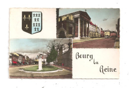 Bourg La Reine-L'Eglise-La Place Condorcet- Multi-vues -Ecusson (B.3151) - Bourg La Reine