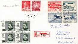 GRÖNLAND 1976 - 10 Fach Frankierung Auf RECO Brief Von Godhäb > Hameln - Lettres & Documents