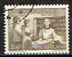 GROENLAND /Oblitérés/Used/1980 - 150 Ans Bibliothèque Du Groenland - Gebruikt