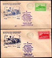 CUBA 1949 - Two First Day Covers With Jagua Castle In Cienfuegos Set - Briefe U. Dokumente