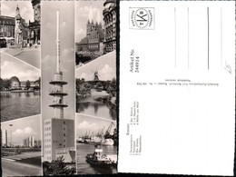 244914,Bremen Fernmeldeturm Parkhotel Glocke Überseehafen Windmühle Mehrbildkarte - Andere & Zonder Classificatie