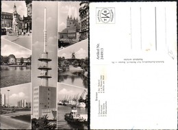 244913,Bremen Fernmeldeturm Parkhotel Glocke Überseehafen Windmühle Mehrbildkarte - Other & Unclassified