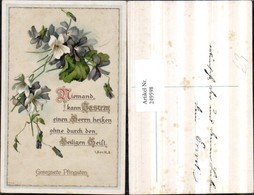 249598,Pfingsten Blumen Veilchen Spruch - Pentecost