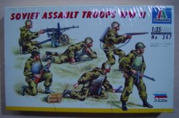 Soviet Assault Troops WW2  1/35  ( Italeri ) - Figuren