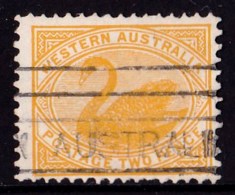 Western Australia 1903 Swan 2d Yellow Wmk V & Crown Used  SG 118 - Used Stamps