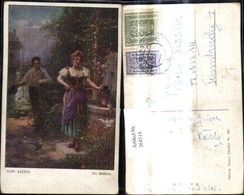 264518,Künstler Ak Hans Zatzka Die Müllerin Frau A. Brunnen - Zatzka